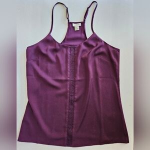 J Crew Purple Racerback Top w/Lace Detail (4)